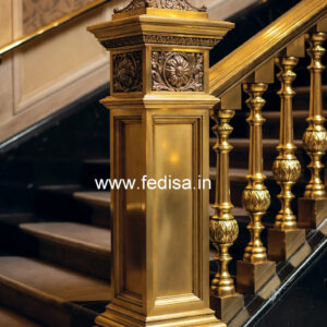 Stylish Staircase Designs With Railings No-21494
