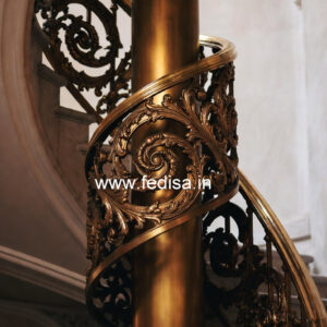 Elegant Staircase Railing Ideas For Home Decor No-21508