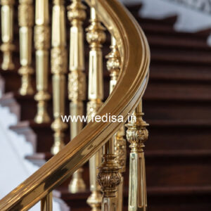 Modern Staircase Design With Railings For Homes No-21556