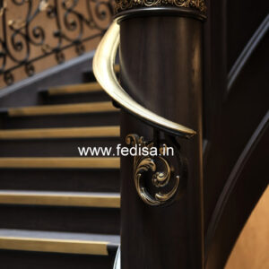 Modern Balcony Designs With Steel Railings No-21606