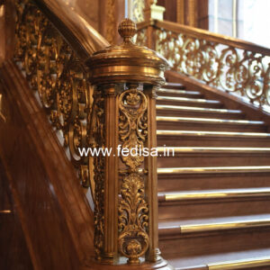 Elegant Staircase Railing Ideas For Interior Home Decor No-21646