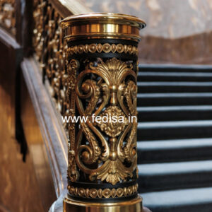 Modern Balcony Railings With Glass Panels For Luxury Homes No-21649
