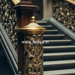 Modern Staircase Railing Designs For Small House Interior No-21654