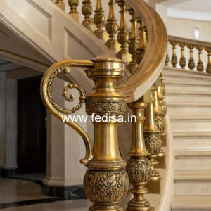 Modern Balcony Railing Ideas With Glass Panels No-22015