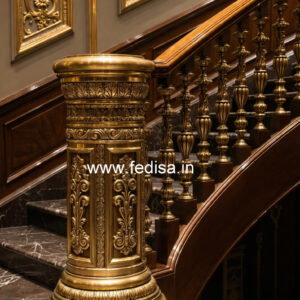 Modern Ghar Exterior Railings No-22296