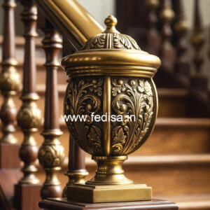 Modern Balcony Design With Stylish Railings India No-22569