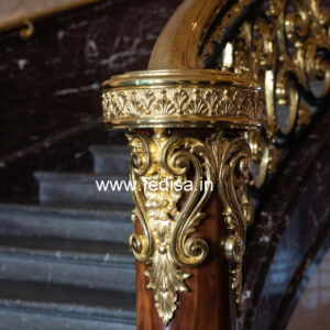 Elegant Exterior Designs With Railings No-22796