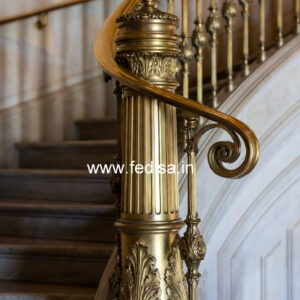 Modern Balcony Designs With Steel Railings No-22939