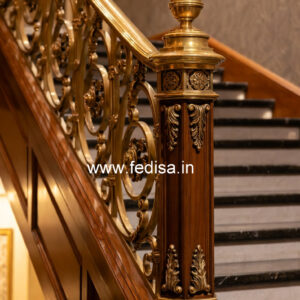 Modern Balcony Railings With Glass Panels For Luxury Homes No-22982