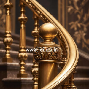 Stylish Balcony Railing Design With Glass And Steel No-23315