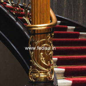 Modern Exterior Railing India Homes No-23465