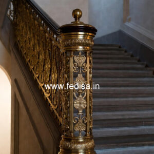Balcony Design India With Modern Steel Railings No-23468