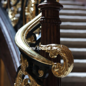 Stylish Balcony Design India With Steel Railings No-23481