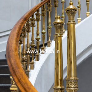 Ghar Exterior Balcony Design With Railings No-23489