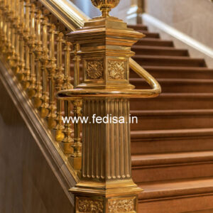 Stylish Staircase Railing Design For Indian Homes No-23705