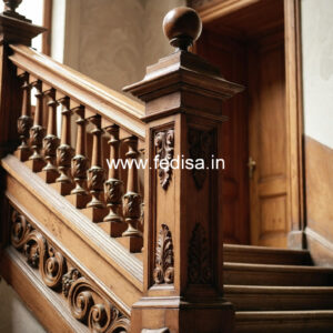 Stylish Ghar Balcony Design With Railings No-374