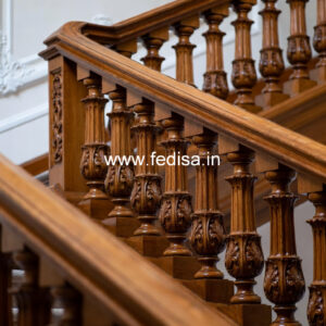 Stylish Balcony Design India With Steel Railings No-427