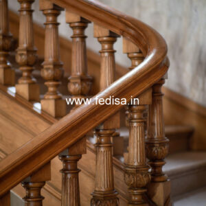 Stylish Staircase Railing Design For Indian Homes No-651
