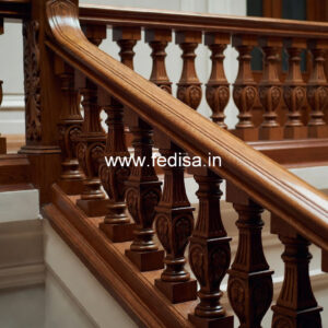 Modern Balcony Design With Glass Railings No-681