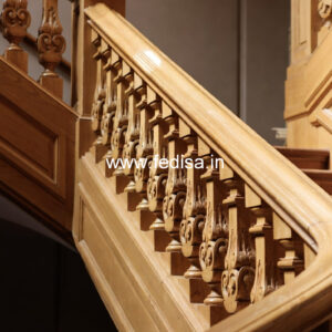 Ghar Balcony Design With Steel Railings No-759