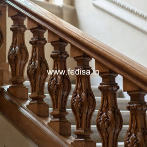 Modern Balcony Railings With Glass Panels Design No-1121