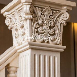 8. Luxury Marble Stone Baluster Designs Primed Spindles