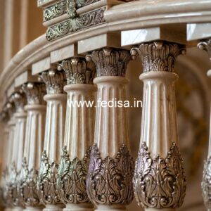 20. Modern Exterior Stone Balusters Handrail Spindles