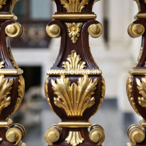 Luxury Garden Stone Baluster Railings Flat Metal Deck Balusters