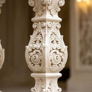 Premium Decorative Stone Railings Split Oval Baluster