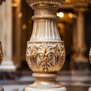 Traditional White Marble Baluster Designs PIN Top Baluster