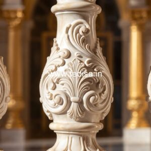 Designer Entrance Marble Balusters Outdoor Metal Balusters