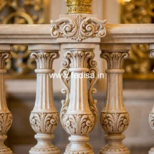Artistic Marble Baluster Designs Composite Spindles For Decking