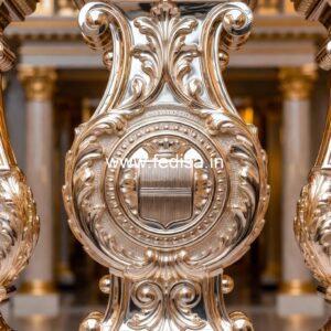 Modern Balcony Stone Railings Iron Bannister Spindles