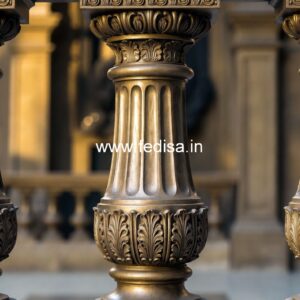 Modern Landscaping Stone Balusters Double Knuckle Iron Baluster