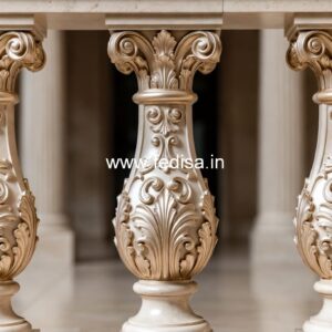 Premium Decorative Stone Railings Metal Handrail Balusters