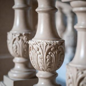 6. Exclusive Marble Baluster Designs For Staircases Face Mount Metal Deck Balusters