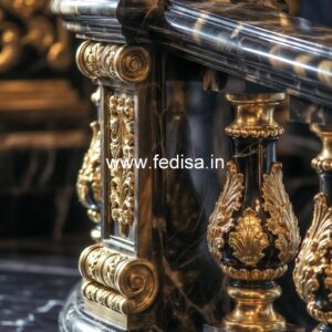 Polished Marble Baluster Designs Turned Wood Spindles
