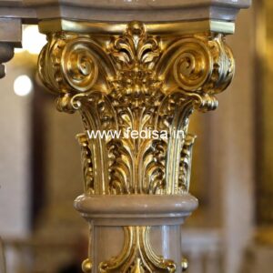 Elegant Architectural Marble Balusters Twisted Balusters