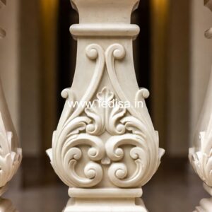 Decorative Balcony Marble Balusters Pvc Baluster Railing