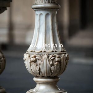 5. Elegant Natural Stone Balusters For Homes Ready Made Wooden Balustrades