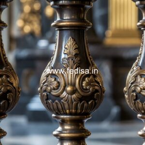 Designer Stone Railings For Villas Wood Pickets For Deck