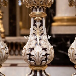 Elegant Balcony Stone Balusters Exterior Deck Balusters