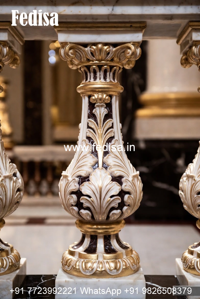Elegant Balcony Stone Balusters Exterior Deck Balusters