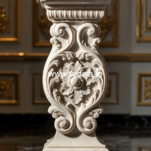 1. Luxury Marble Baluster Designs For Elegant Homes Metal Spindles For Staircases