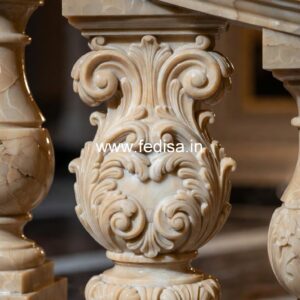 7. Hand-carved Marble Balusters For Premium Projects Wood Deck Railing With Aluminum Balusters
