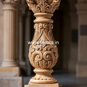Traditional Marble Railing Balusters Balustrade For Staircase