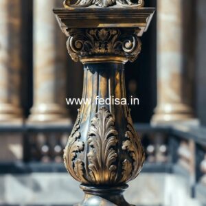 Black Marble Balusters For Modern Staircases White Wood Stair Balusters