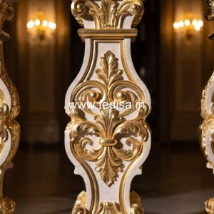 Unique Marble Baluster Concepts 2×2 Treated Spindles