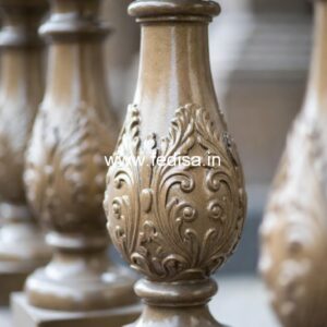 Premium Home Stone Baluster Styles Deck With Metal Balusters