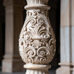 Sleek Marble Balusters For Modern Staircases Fitting Banister Spindles